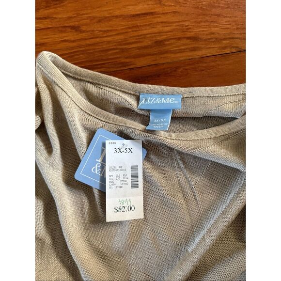 Liz & Me poncho-style poncho Pullover Size 3X/5X NWT - Picture 8 of 11